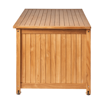 Bjärknäs dynbox med hjul L 180x85x75 cm - Teak - 1898