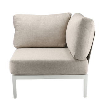 Santander modulsoffa hörnmodul - Vit-beige - 1898