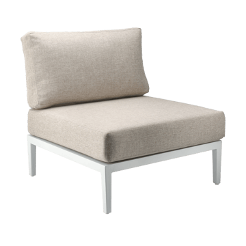 Santander modulsoffa mittmodul - Vit-beige - 1898