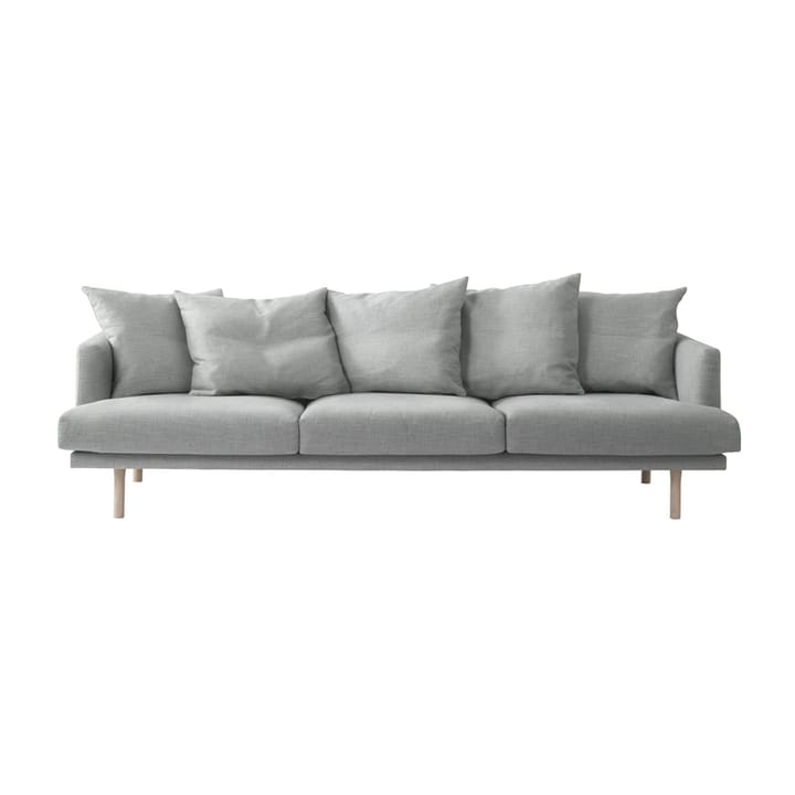 Sjövik 3,5-sits soffa - Bern 0348 Grey-vitoljad ek - 1898