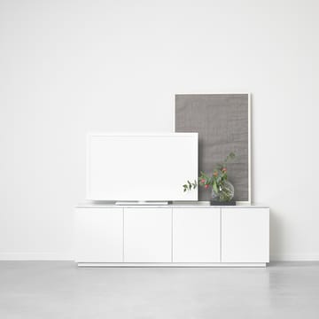 Beam sideboard - ljusgrå, sockel i vitoljad ek - A2