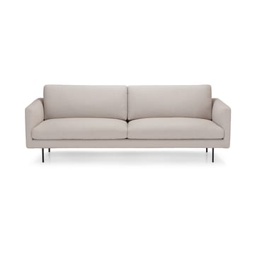 Basel soffa 220 cm - Siru 94 beige-svarta ben - Adea