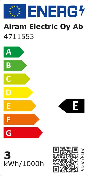 Airam LED PAR16 36° ljuskälla - klar, dimbar, 2-pack gu10, 4w - Airam