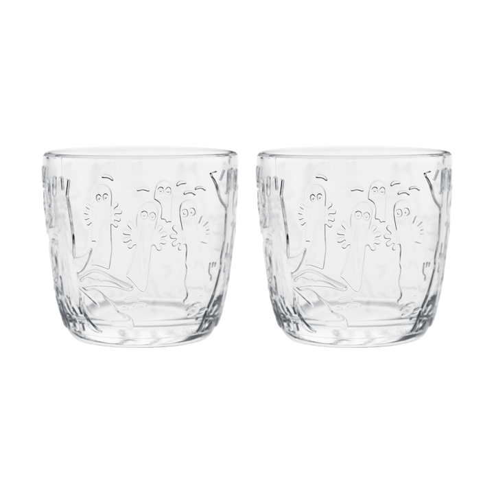 Mumin glas 28 cl 2-pack - Klar - Arabia