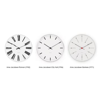 Arne Jacobsen Bankers klocka - Ø 290 mm - Arne Jacobsen Clocks