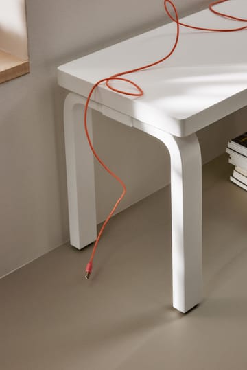 168B bänk - Solid seat white lacquered - Artek