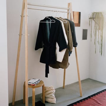 Kiila coat stand tamburmajor - Svart ask-Svarta krokar - Artek