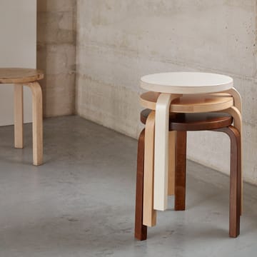 Stool 60 pall 3 st ben - Björk - Artek