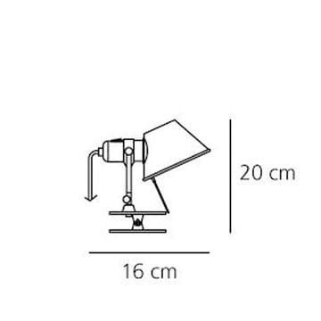 Tolomeo pinza micro vägglampa - Aluminium LED - Artemide