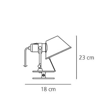 Tolomeo pinza vägglampa - Aluminium LED - Artemide