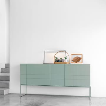 Kilt Light 137 sideboard - char grey, 3 dörrar - Asplund