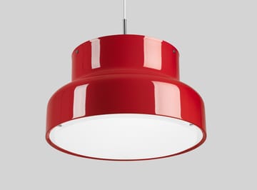 Bumling lampa stor 600 mm - Röd-opalglas - Ateljé Lyktan