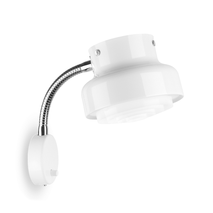 Bumling mini vägglampa Ø 19 cm - Vit - Ateljé Lyktan