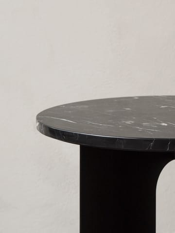 Androgyne bordsskiva till sidobord Ø65 cm - Nero Marquina - Audo Copenhagen