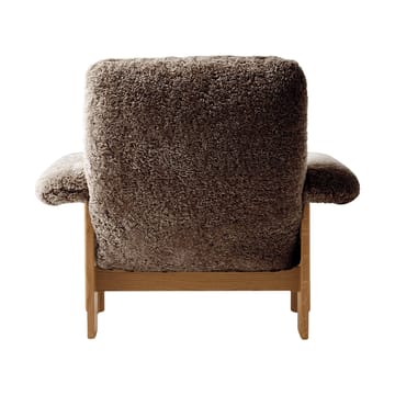 Brasilia fåt�ölj - Natural oak-Sahara sheepskin curly - Audo Copenhagen