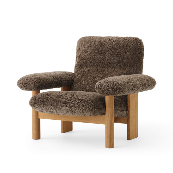 Brasilia fåtölj - Oiled oak-Root sheepskin - Audo Copenhagen