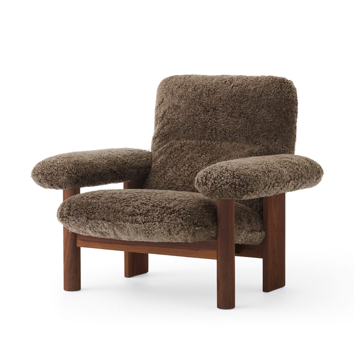 Brasilia fåtölj - Walnut-Root sheepskin - Audo Copenhagen