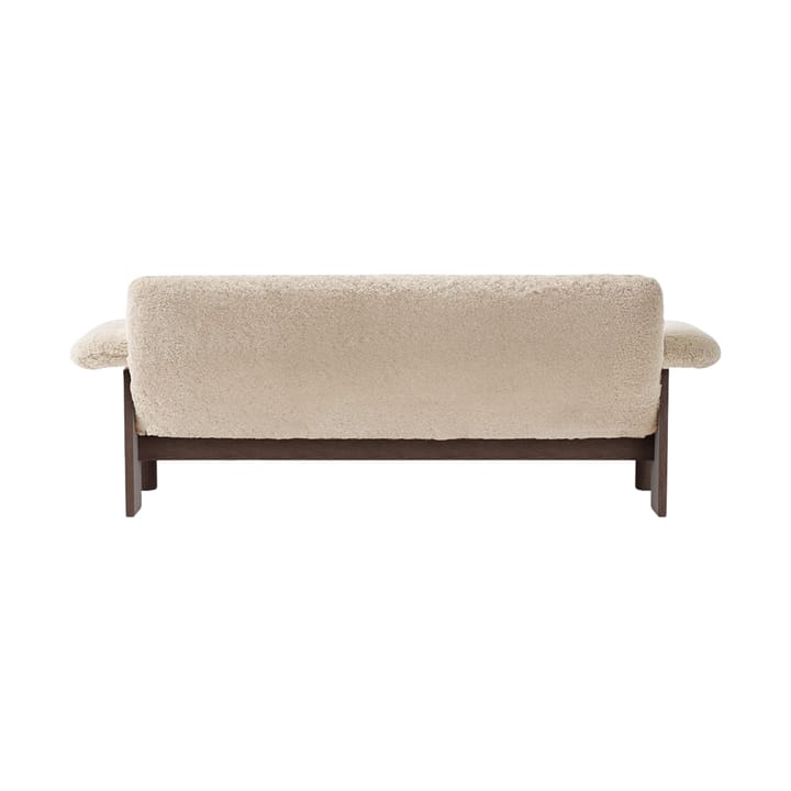 Brasilia soffa 2-sits - Dark oak-Nature sheepskin curly - Audo Copenhagen