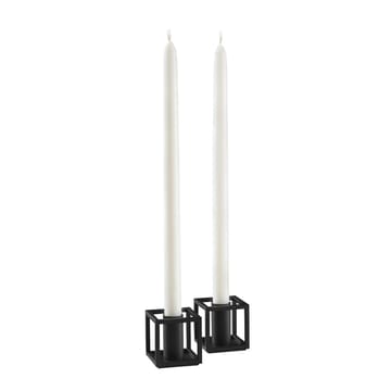 Kubus Micro ljusstake 2-pack - Svart - Audo Copenhagen