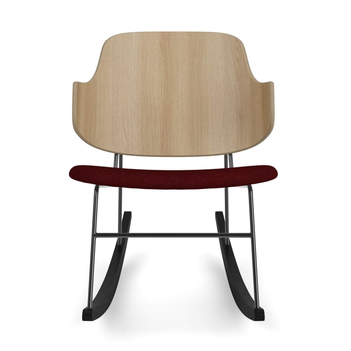 The Penguin gungstol klädd sits - Natural oak-Baru 0570 Red - Audo Copenhagen