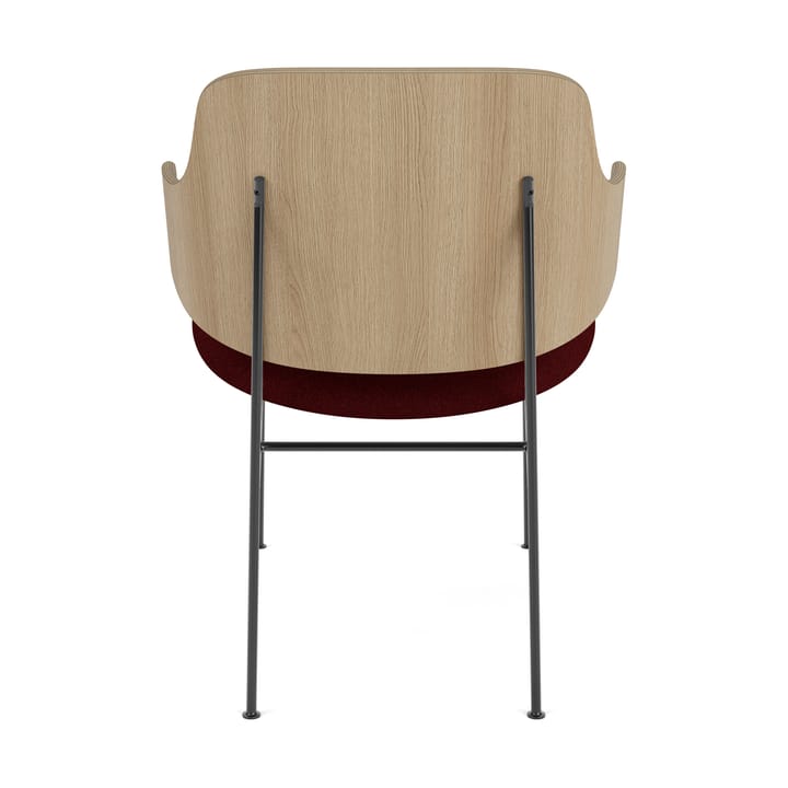 The Penguin loungestol klädd sits - Natural oak-Baru 0570 Red - Audo Copenhagen