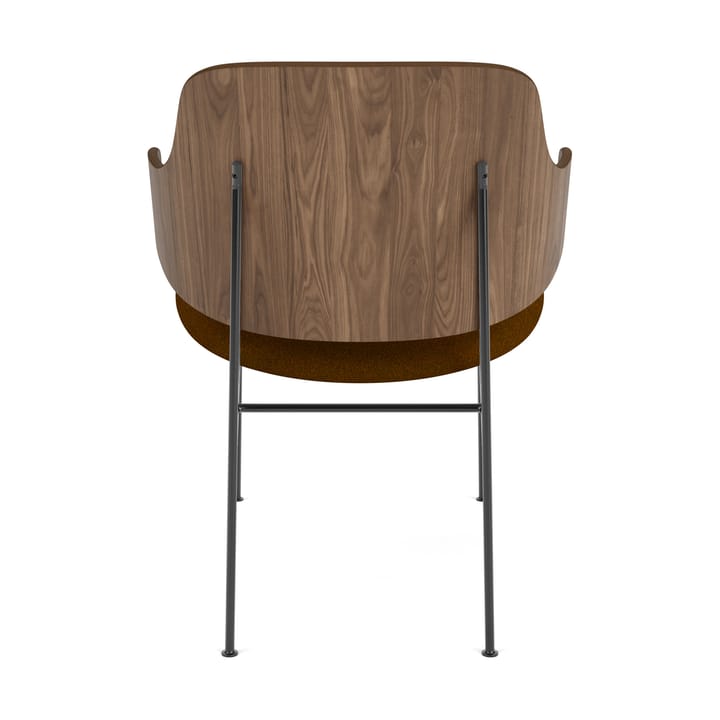 The Penguin loungestol klädd sits - Walnut-Baru 0450 Gold - Audo Copenhagen