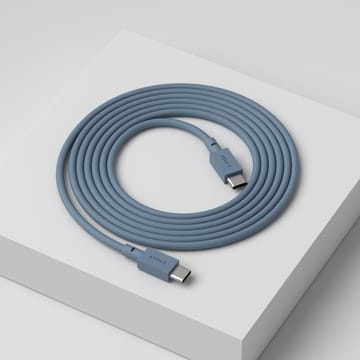 Cable 1 USB-C till USB-C laddningskabel 2 m - Shark blue - Avolt