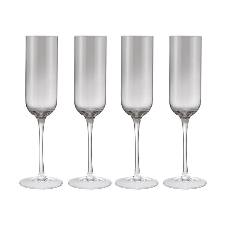 Fuumi champagneglas 22 cl 4-pack - Smoke-klar - blomus