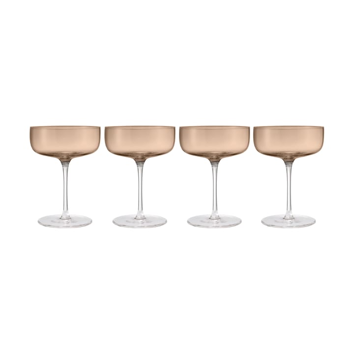 Fuumi champagneglas Coupe 28 cl 4-pack - Coffee-Klar - blomus