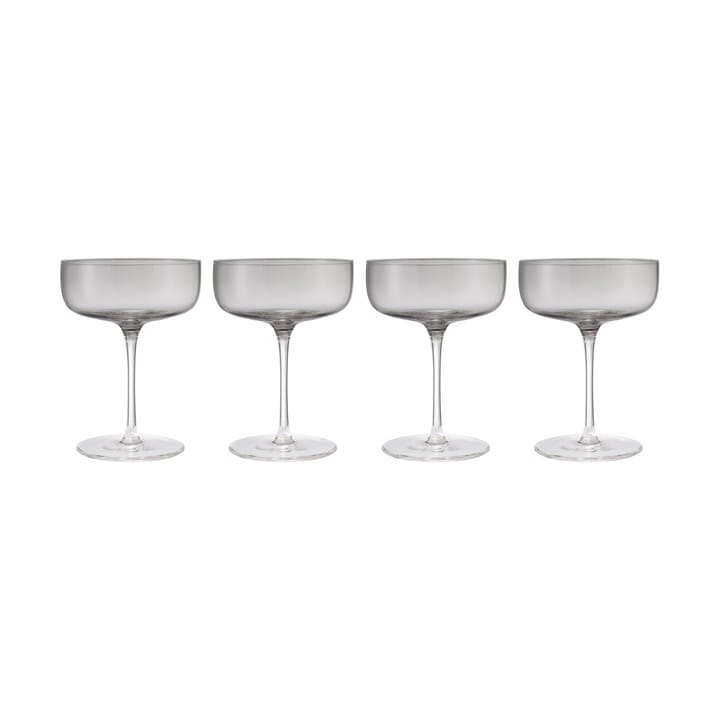 Fuumi champagneglas Coupe 28 cl 4-pack - Smoke-klar - Blomus