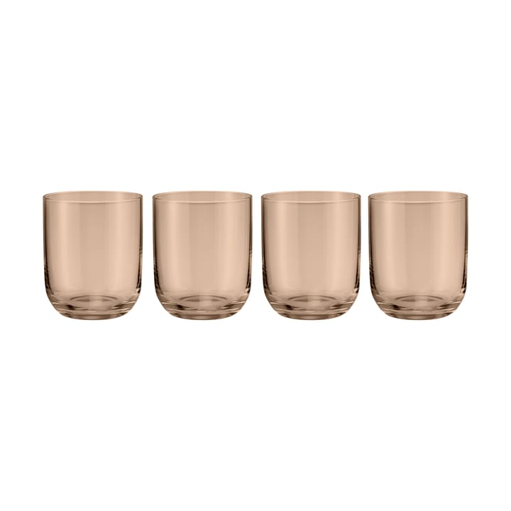 Fuumi dricksglas 34 cl 4-pack - Coffee - blomus