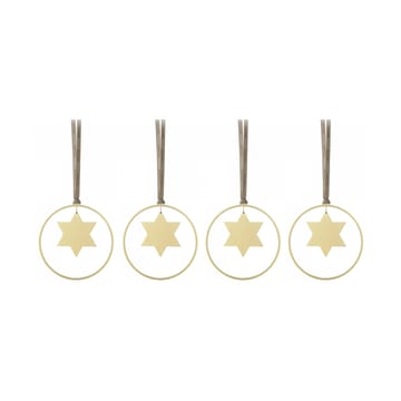 KITAI julhänge 8,5 cm 4-pack - Stars - blomus