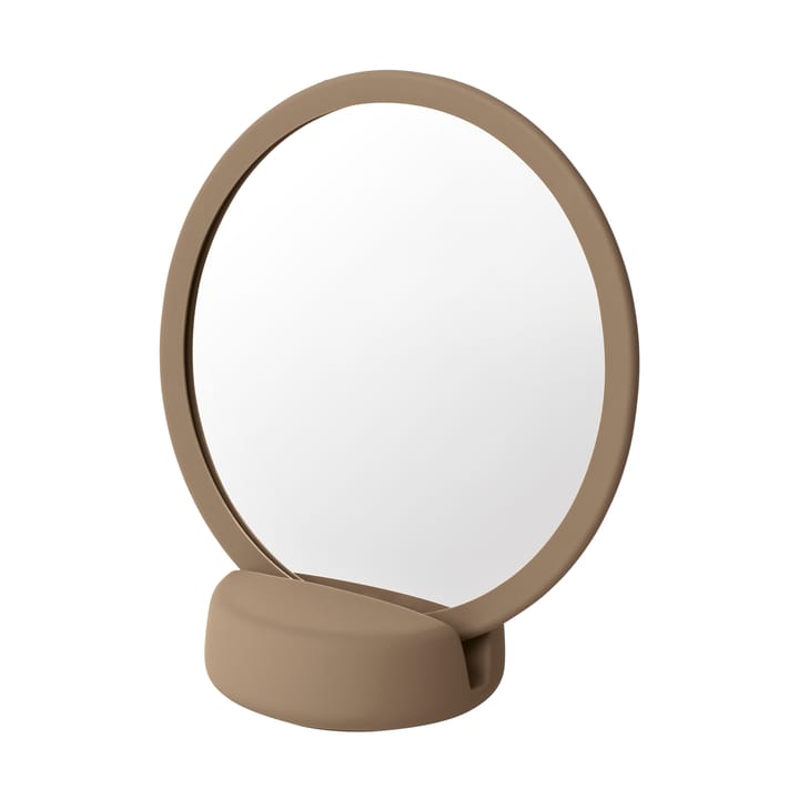 Sono Vanity spegel keramik Ø17 cm, Beige blomus