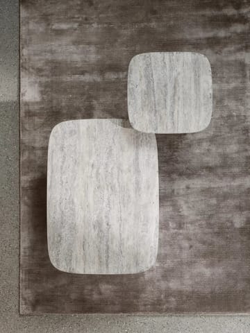 Volos soffbord L 100x70 cm - Silver Travertine - blomus