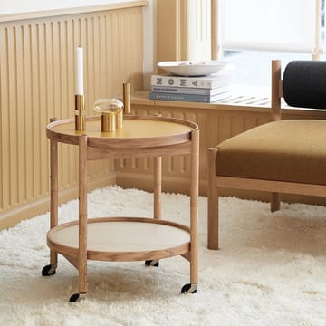 Bølling Tray Table model 50 rullbord - base, obehandlat ekstativ - Brdr. Krüger