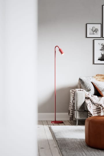 Curve golvlampa 146 cm - Mörkröd - By Rydéns