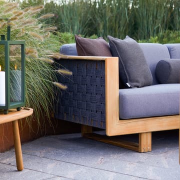 Angle loungefåtölj - Dark grey, teak - Cane-line