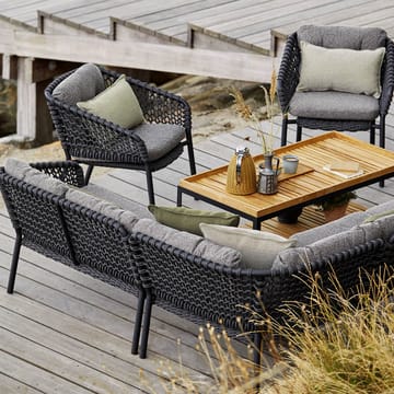 Ocean loungefåtölj - Dark grey - Cane-line