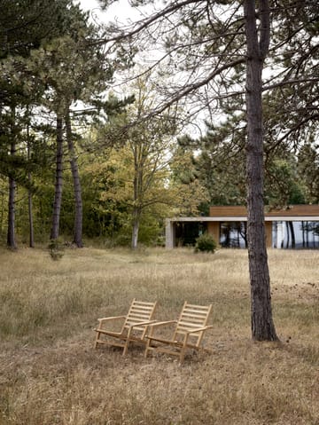 AH603 däckstol - Obehandlad teak - Carl Hansen & Søn