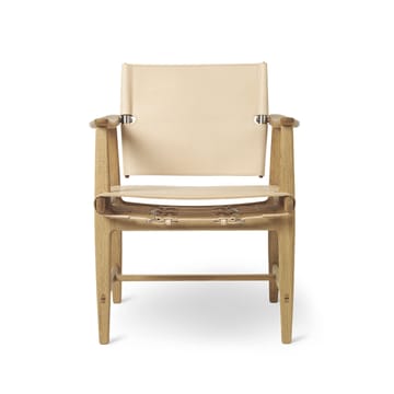 BM1106 Huntsman Chair - natur-oljad ek-rostfritt stål - Carl Hansen & Søn