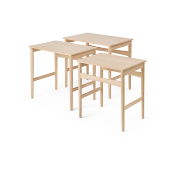 CH004 nesting tables satsbord - Oljad ek - Carl Hansen & Søn