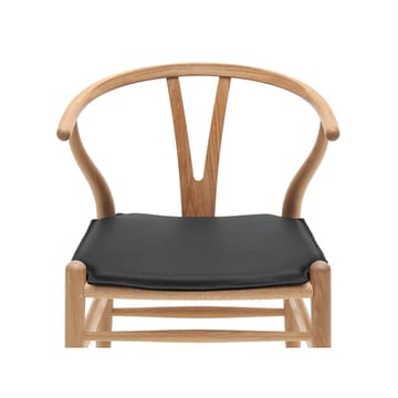 CH24 dyna läder - Läder Loke 7150 (svart) - Carl Hansen & Søn