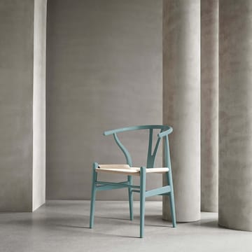 CH24 Y-stol Soft Crawford Wegner - Pewter-naturflätad - Carl Hansen & Søn