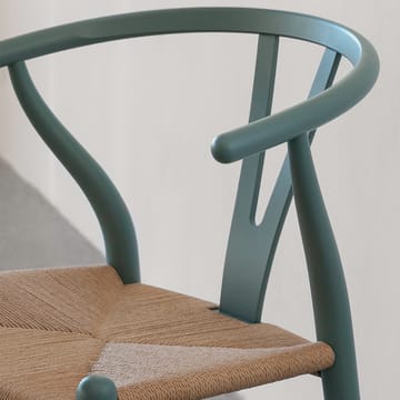 CH24 Y-stol Soft Crawford Wegner - Pewter-naturflätad - Carl Hansen & Søn