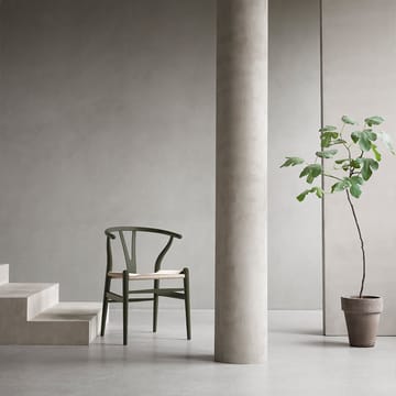 CH24 Y-stol Soft Crawford Wegner - Seaweed-naturflätad - Carl Hansen & Søn