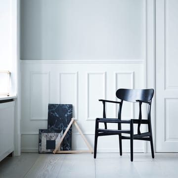 CH26 karmstol - Svartlackad ek-svart - Carl Hansen & Søn