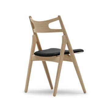 CH29P Sawbuch chair lädersits - Thor 301-såpad ek-svart - Carl Hansen & Søn