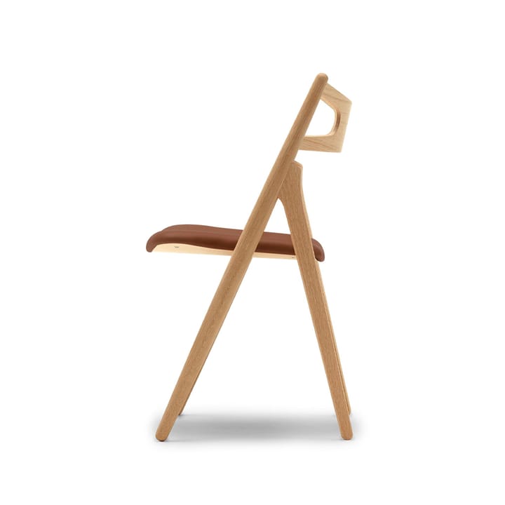 CH29P Sawbuch chair lädersits, Thor 325-oljad ek-naturfärgad Carl Hansen & Søn