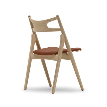 CH29P Sawbuch chair lädersits - Thor 325-såpad ek-naturfärgad - Carl Hansen & Søn