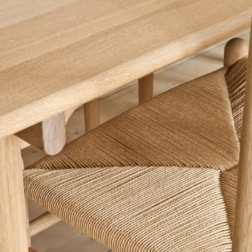 CH36 stol - Svartlackad-naturflätad - Carl Hansen & Søn